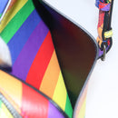 BALENCIAGA Shoulder Bag Leather Rainbow Auth 127502-20