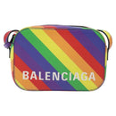 BALENCIAGA Shoulder Bag Leather Rainbow Auth 127502-13
