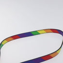 BALENCIAGA Shoulder Bag Leather Rainbow Auth 127502-14