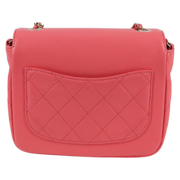 CHANEL Matelasse Bijoux Chain Shoulder Bag Lamb Skin Pink Gold CC Auth 127511M - 0
