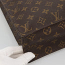 LOUIS VUITTON Monogram Sac Plat Hand Bag M51140 LV Auth 127515-11
