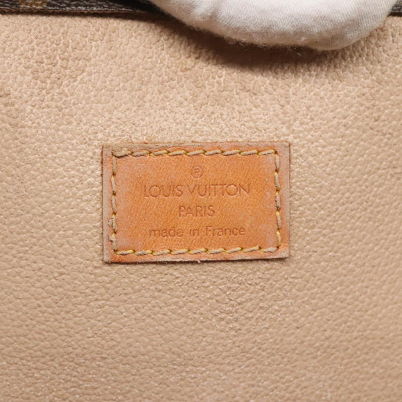 LOUIS VUITTON Monogram Sac Plat Hand Bag M51140 LV Auth 127515