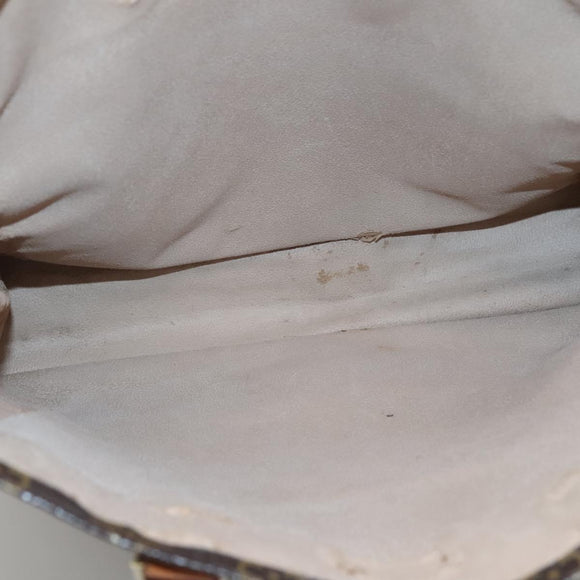 LOUIS VUITTON Monogram Sac Plat Hand Bag M51140 LV Auth 127515