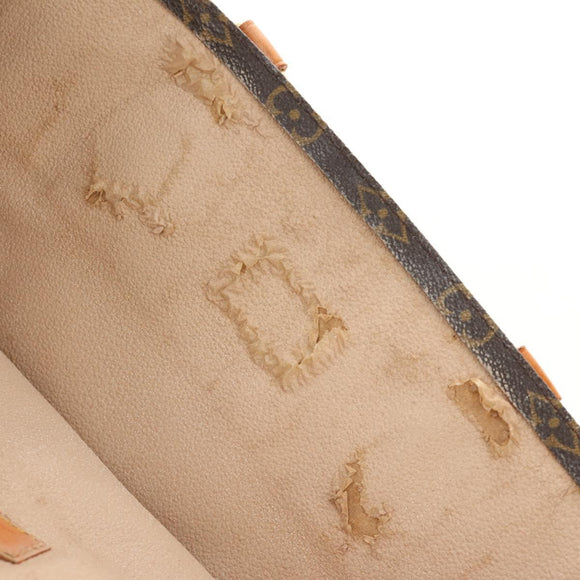 LOUIS VUITTON Monogram Sac Plat Handtas M51140 LV Auth 127515