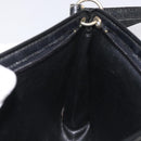 Christian Dior Trotter Canvas Shoulder Bag Black Gold Auth 127531-19