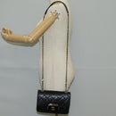CHANEL Matelasse Chain Shoulder Bag Lamb Skin Black Gold CC Auth 127542SAM-23