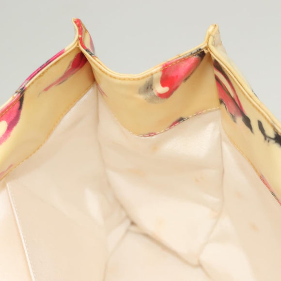 CHANEL Chain Tote Bag Vinyl White CC Auth 127551