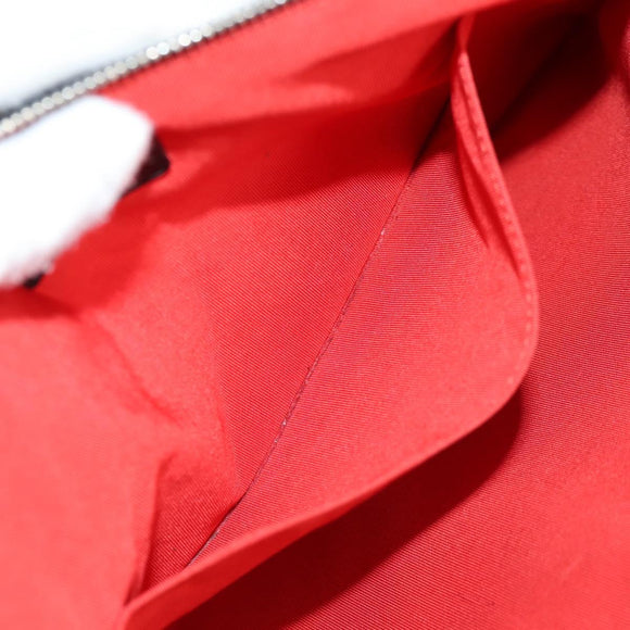 CHANEL Clutch Bag tweed Black Silver CC Auth 127554M