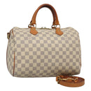 LOUIS VUITTON Damier Azur Speedy Bandouliere 30 Bag 2way N41052 LV Auth 127557-1