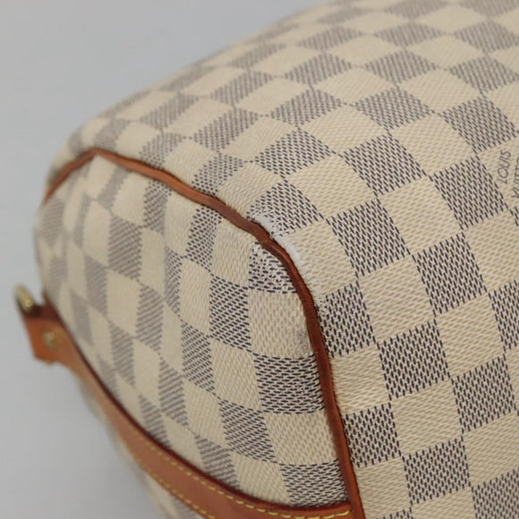 LOUIS VUITTON Damier Azur Speedy Bandouliere 30 Bag 2way N41052 LV Auth 127557