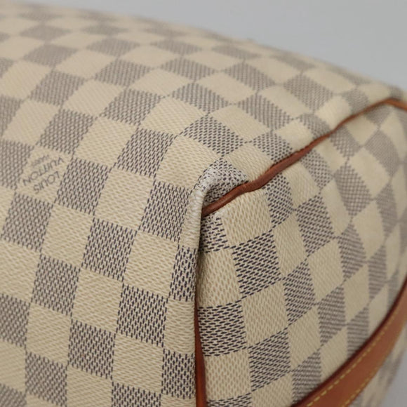 LOUIS VUITTON Damier Azur Speedy Bandouliere 30 Bag 2way N41052 LV Auth 127557