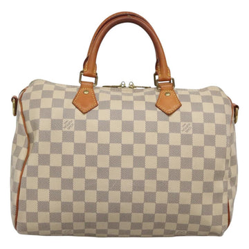 LOUIS VUITTON Damier Azur Speedy Bandouliere 30 Bag 2way N41052 LV Auth 127557 - 0