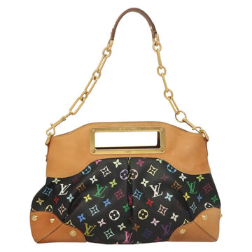 LOUIS VUITTON Monogram Multicolor Judy MM Bag 2Way Black M40256 LV Auth 127563V - 0