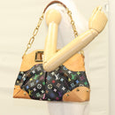 LOUIS VUITTON Monogram Multicolor Judy MM Bag 2Way Black M40256 LV Auth 127563V-23