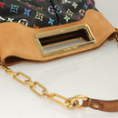 LOUIS VUITTON Monogram Multicolor Judy MM Bag 2Way Black M40256 LV Auth 127563V-6