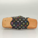 LOUIS VUITTON Monogram Multicolor Judy MM Bag 2Way Black M40256 LV Auth 127563V-5