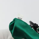 PRADA Chain Shoulder Bag Satin Green Auth 127567-22