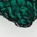 PRADA Chain Shoulder Bag Satin Green Auth 127567M-16