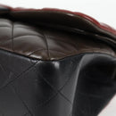 CHANEL Big Matelasse Chain Shoulder Bag Lamb Skin Brown CC Auth 127578SM-11