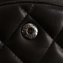 CHANEL Big Matelasse Chain Shoulder Bag Lamb Skin Brown CC Auth 127578SM-26
