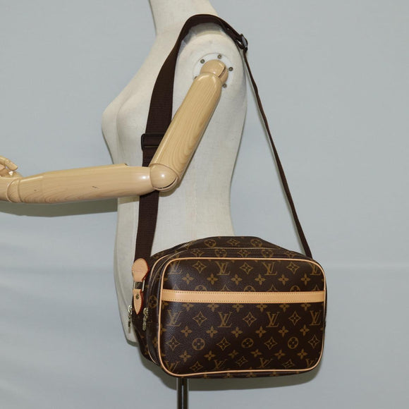 LOUIS VUITTON Monogram Reporter PM Shoulder Bag M45254 LV Auth 127582SV