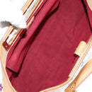LOUIS VUITTON Monogram Multicolor Judy MM Bag 2Way White M40255 LV Auth 127584V-10