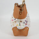 LOUIS VUITTON Monogram Multicolor Judy MM Bag 2Way White M40255 LV Auth 127584V-4