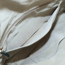 CHANEL Matelasse Shoulder Bag Wool Gray Gold CC Auth 127587V-21