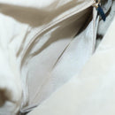 CHANEL Matelasse Shoulder Bag Wool Gray Gold CC Auth 127587V-22