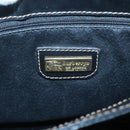 Burberrys Nova Check Shoulder Bag PVC Beige Gold Auth 127599-15