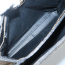 Burberrys Nova Check Shoulder Bag PVC Beige Gold Auth 127599-16