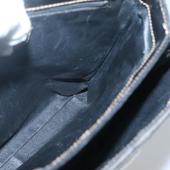 Burberrys Nova Check Shoulder Bag PVC Beige Gold Auth 127599