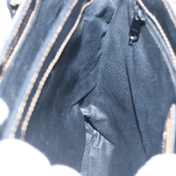 Burberrys Nova Check Shoulder Bag PVC Beige Gold Auth 127599