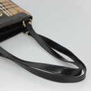 Burberrys Nova Check Shoulder Bag PVC Beige Gold Auth 127599-7