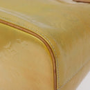 LOUIS VUITTON Monogram Vernis Houston Hand Bag Gris M91053 LV Auth 127603-14