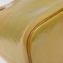 LOUIS VUITTON Monogram Vernis Houston Hand Bag Gris M91053 LV Auth 127603-15