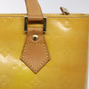 LOUIS VUITTON Monogram Vernis Houston Hand Bag Gris M91053 LV Auth 127603-17