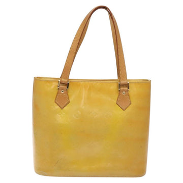 LOUIS VUITTON Monogram Vernis Houston Hand Bag Gris M91053 LV Auth 127603 - 0