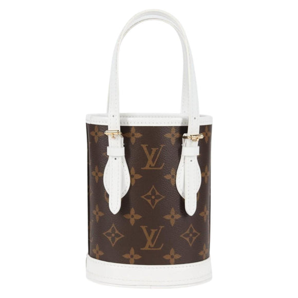 LOUIS VUITTON Monogram Nano Bucket Shoulder Bag M81489 LV Auth 127605SM