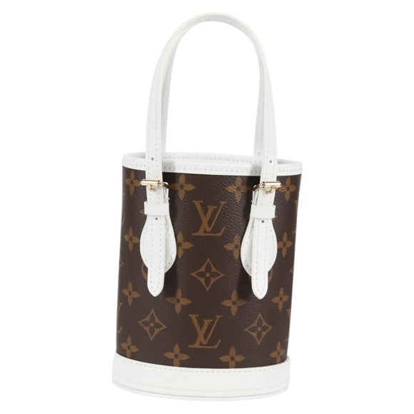LOUIS VUITTON Monogram Nano Bucket Shoulder Bag M81489 LV Auth 127605SM