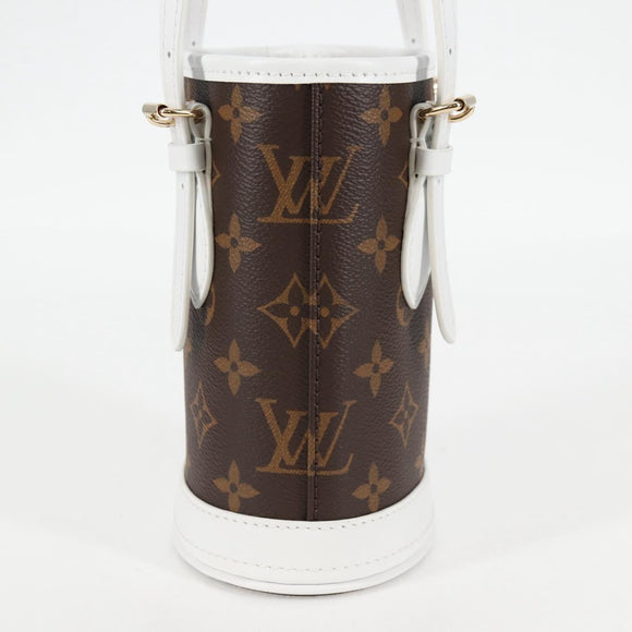 LOUIS VUITTON Monogram Nano Bucket Shoulder Bag M81489 LV Auth 127605M