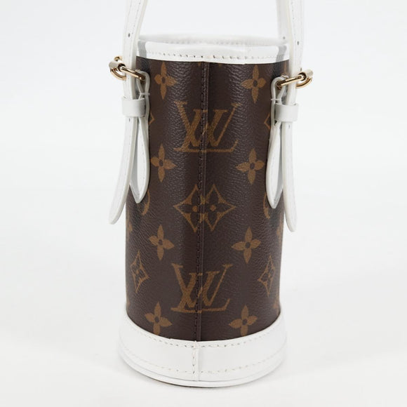 LOUIS VUITTON Monogram Nano Bucket Shoulder Bag M81489 LV Auth 127605SM