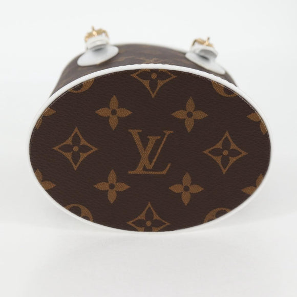LOUIS VUITTON Monogram Nano Bucket Shoulder Bag M81489 LV Auth 127605SM