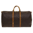 LOUIS VUITTON Monogram Keepall Bandouliere 60 Boston Bag M41412 LV Auth 127610-2