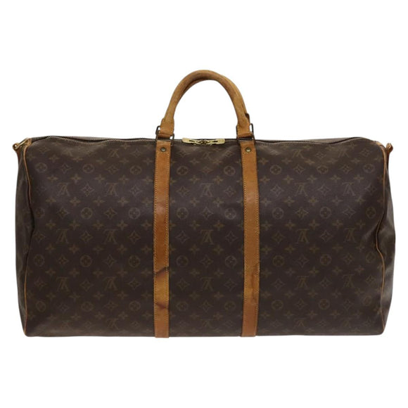 LOUIS VUITTON Monogram Keepall Bandouliere 60 Boston Bag M41412 LV Auth 127610