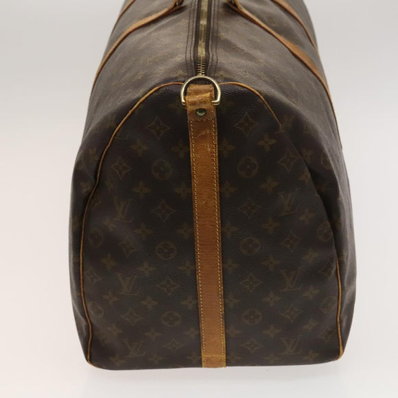 LOUIS VUITTON Monogram Keepall Bandouliere 60 Boston Bag M41412 LV Auth 127610