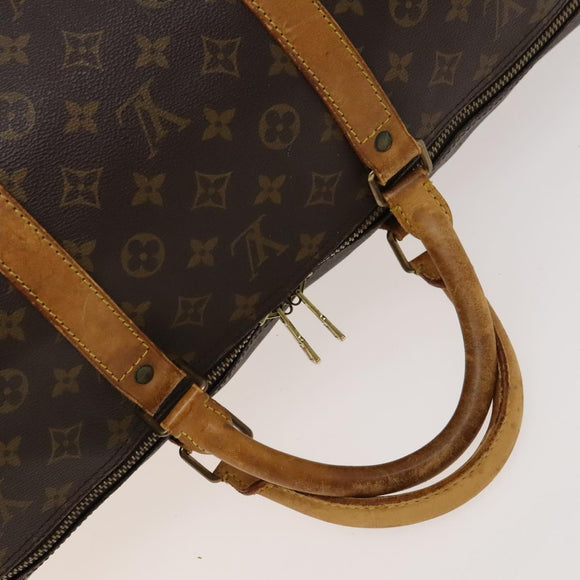 LOUIS VUITTON Monogram Keepall Bandouliere 60 Boston Bag M41412 LV Auth 127610