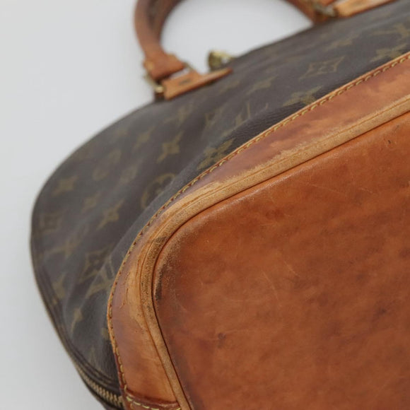 LOUIS VUITTON Monogram Alma Hand Bag M51130 LV Auth 127615