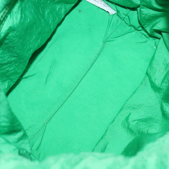 BOTTEGA VENETA Pouch pile Green Auth 127622