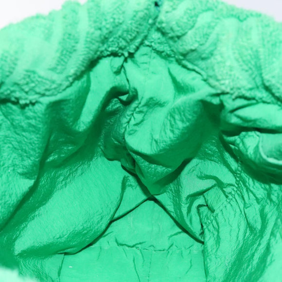 BOTTEGA VENETA Pouch pile Green Auth 127622